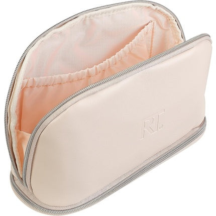 Real Techniques New Nudes Uncovered Bag Cosmetic Travel Waterproof Design Toiletry Makeup Brush Organizer 1 Count