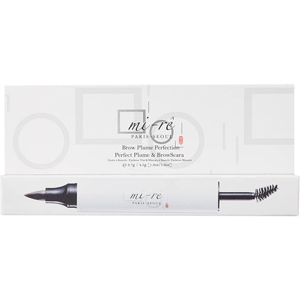 MI-RÊ Eyebrow Felt and Marcara Eyebrow Pencil Brow Feather Perfection Brown 8.2g
