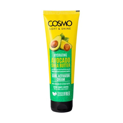 Cosmo Cosmetics Curl Activator Cream 250ml With Avocado & Shea Butter For Soft & Shine