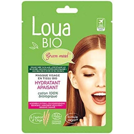 Loua Bio Moisturizing and Soothing Organic Fabric Face Mask 15ml
