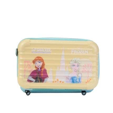 Lip Smacker Frozen Travel-Ready Beauty Case Makeup Set with Glitter Palettes Lipsticks and Nail Polish for the Perfect Princess Look Including Accessories