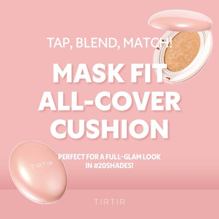 Tirtir All Cover Pink Cushion Korean Foundation Mini Size 24n