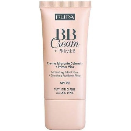 PUPA BB Cream + Primer for All Skin Types 01 Nude Product Cosmetic Makeup