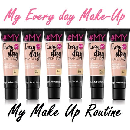 Bell My Every Day Make-Up Foundation 5 Skin Tones 02-135 Nude