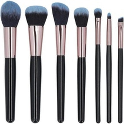 Mimo Makeup Brush Set Black 7 Pieces