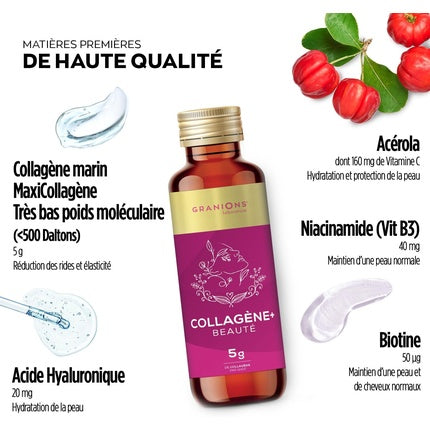 Granions Marine Collagen with Hyaluronic Acid and Vitamin C Shot