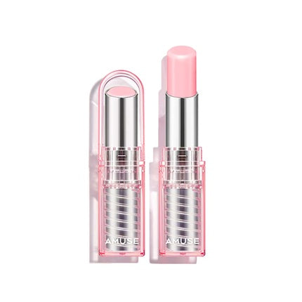 Amuse Seoul Dew Balm 01 Ballerina Dewy Baby Pink Moisturizing Shimmery Tinted Vegan
