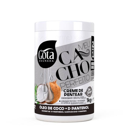 Gota Dourada Meu Cacho Perfeito Leavein Coconut Oil 1kg