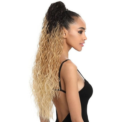 Sleek Belle Ez Ponytail Synthetic Hair Full Body Slightly Relaxed