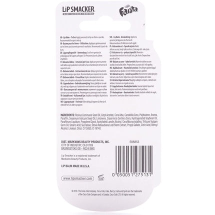 Lip Smacker Coca-Cola Collection Fanta Orange Flavored Lip Balm for Kids - Sweet Gift for Your Friends