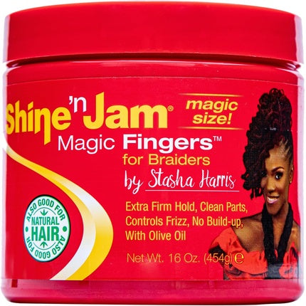 Ampro Shine-n-Jam Magic Fingers Gel for Braids 454g