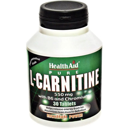 HealthAid L-Carnitine 550mg 30 Tablets