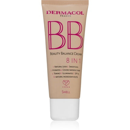 Dermacol BB Beauty Balance Cream 8 IN 1 krem bb 3 Shell SPF 15 30ml W