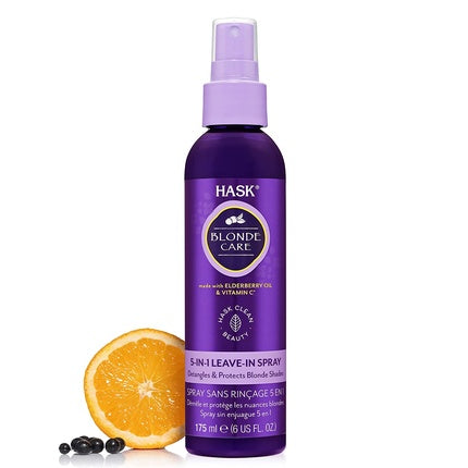 HASK Blonde Care 5-in-1 Spray Without Clarification 175ml