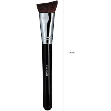 T4B LUSSONI 300 Series Professional Makeup Brushes for Bronzer, Highlighter, Blush, Powder, and Contouring - Angled, Round (PRO 336 Angle Contour Mixer)