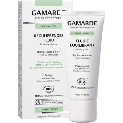 GAMARDE Bio-Cosmetics Regulating Fluid for Oily, Blemished and Combination Skin 40ml
