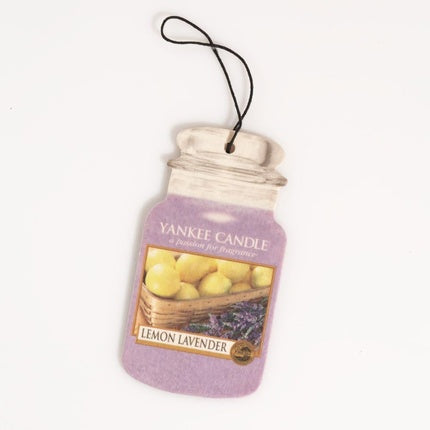 Yankee Candle Car Jar Classic Lemon Lavender Scent Air Freshener