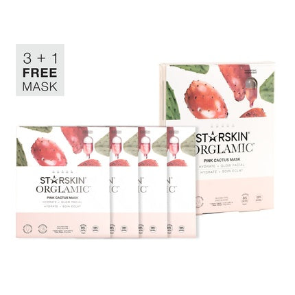 Starskin Pink Cactus Face Mask 31 Pack