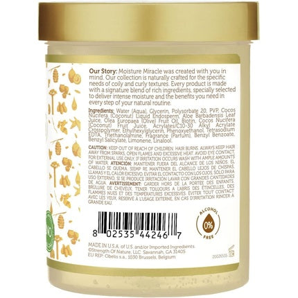 African Pride Moisture Miracle Aloe & Coconut Water Hydrate & Hold Curl Defining Gel 18oz