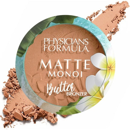 Physicians Formula Matte Monoi Butter Bronzer with Monoi and Murumuru Butter Water-Resistant Vegan Matte Sunkissed