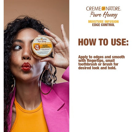 Creme of Nature Pure Honey Moisture Infusion Edge Control 63.7g