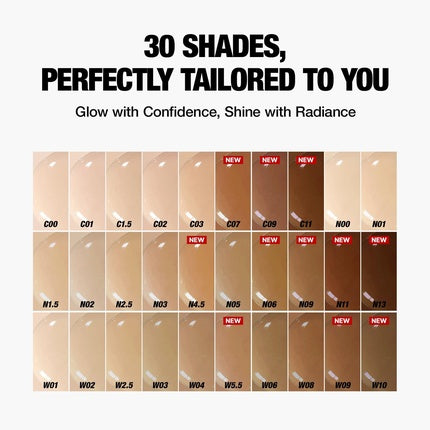 Tfit Radiance Fit Serum Foundation - Flawless Coverage, Dewy Finish