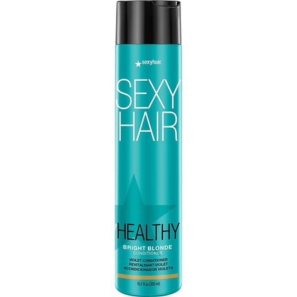 SexyHair Healthy Bright Blonde Violet Shampoo/Conditioner Helps Counteract Brassiness SLS and SLES Sulfate Free 10.1 fl oz