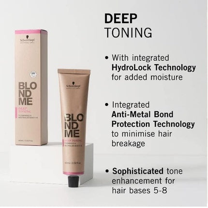 Schwarzkopf BlondMe Deep Toning Peach Sorbet 60ml