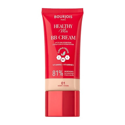 Bourjois Healthy Mix Bb Cream Concealing And Moisturizing Bb Cream For Face 01 Ivory 30ml