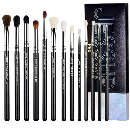 Jessup Pro Eyeshadow Brush Set Of Thirteen Eye Makeup Brushes T338