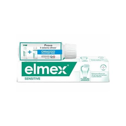 Elmex Sensitive Toothpaste And Mouthwash - 75 Ml Toothpaste + 100 Ml Mouthwash