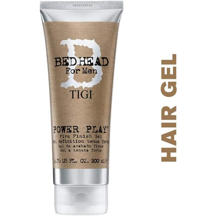 Bed Head For Men by Tigi Power Play Men's Hair Gel Strong Hold Hair Styling