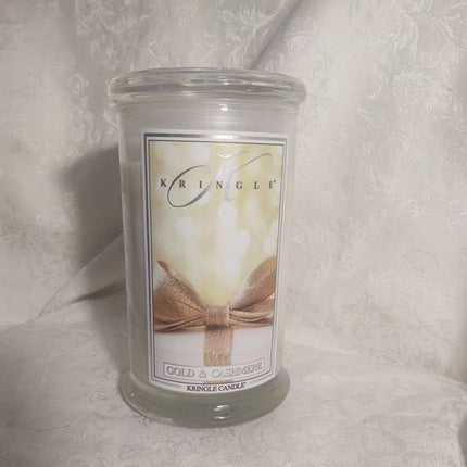 Kringle Gold & Cashmere Large 2-Wick Candle - Limited Edition 2021