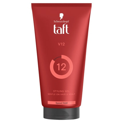 Taft V12 Hair Styling Gel 150ml - Strong Hold For All-Day Style