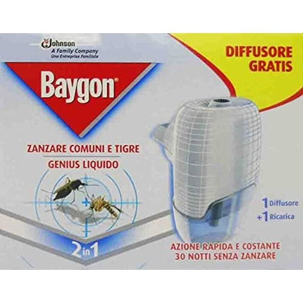 12 X Baygon Electric Vaporizer Liq.Antimosquito.Genius+Refill
