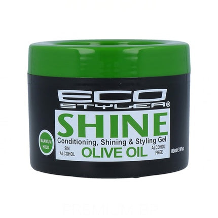 Eco Styler Shine Gel Olive Oil 89 Ml - Perfect For Styling And Adding Shine