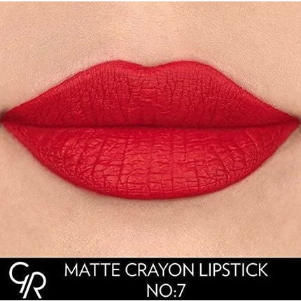Golden Rose Matte Lipstick Crayon #07 Fire Brick Red II