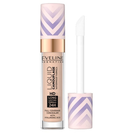 Eveline Liquid Camouflage Hd Waterproof Concealer With Hyaluronic Acid 2.5 7.5ml
