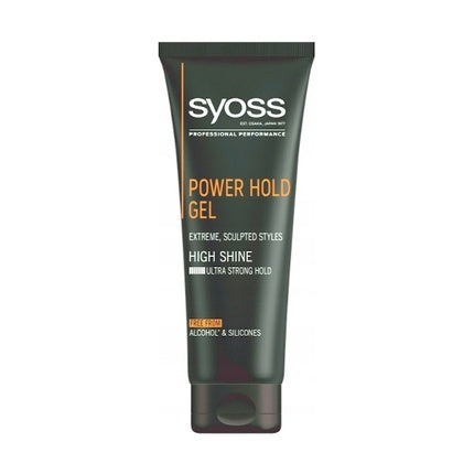 Syoss Men Power Hold Gel Mega Strong 250ml - Strong Hold Hair Gel For Men