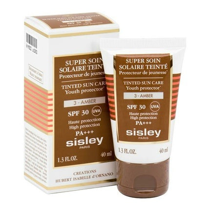 Sisley Super Soin Solaire Tinted Sun Care Spf 30 Amber 40 Ml Protective Toning Face Cream