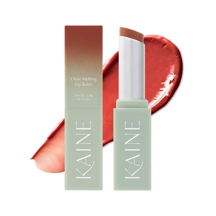 Kaine Glow Melting Lip Balm Warm Apricot Vegan Hydrating Lip Balm