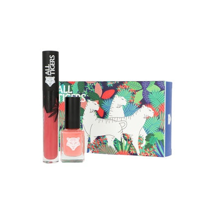 All Tigers Set Natural & Vegan Lips & Nails Lipstick 683 Make Your Mark 8ml Nail Polish 193 Take Your Chance 11ml