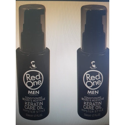 RedOne Conditioning Beard & Mustache Keratin Care Oil Hipster Style 50ml