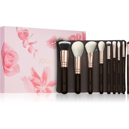 ZOEVA The Complete Brush Set Rose Golden Edition with Case