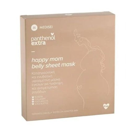 Panthenol Extra Happy Mom Belly Sheet Mask - 4 Pieces