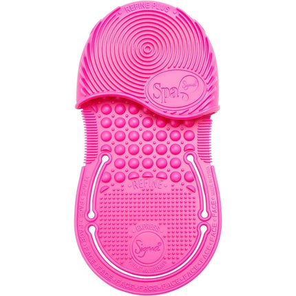 Sigma Spa Express Brush Cleaning Glove Silicone Makeup Brush Travel Friendly Pink