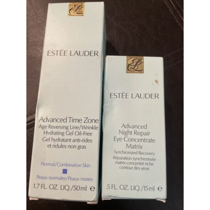 Estee Lauder Advanced Time Zone Wrinkle Hydrating Gel & Night Repair Eye Matrix