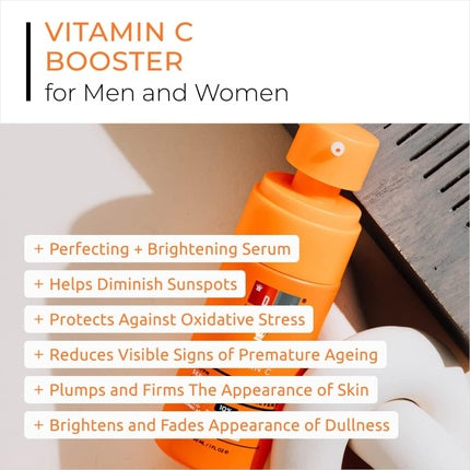 35% Vitamin C Serum for Face Anti Aging Serum with Vitamin E and Squalane Hydrating and Brightening Facial Serum for Fine Lines Wrinkles and Dark Spots Paraben Free 100% Vegan