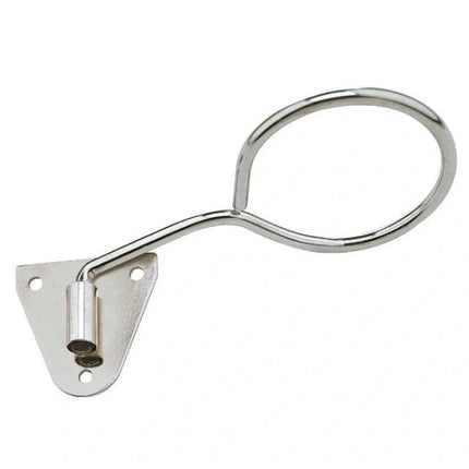 Sibel Metal Wall Hair Dryer Holder With Metal Ring