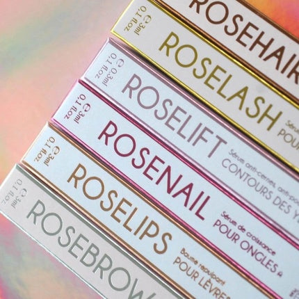 Rosegold Rosebox Complete Set with 6 Serums for Eyelash Growth